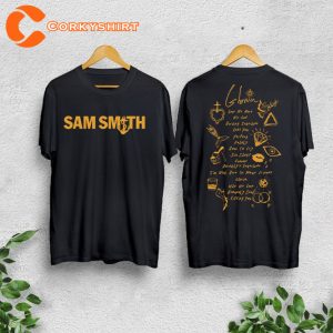 Sam Smith Gloria World Tour 2023 Rock Band Live In Concert Fan Tribute T-Shirt