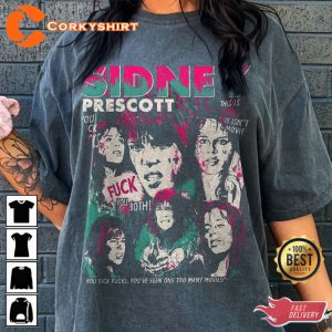 Scream Sidney Prescott Scary Movie Fan Lover Gift Spooky Halloween Costume T-Shirt