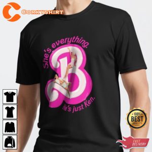 She is Everything He is Just Ken Vintage Barbenheimer 2023 T-Shirt