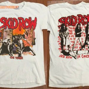 Skid Row Heavy Metal Band On Tour Youth Gone Wild Concert T-Shirt