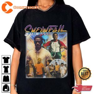 Snowfall TV Series Franklin Saint T-shirt