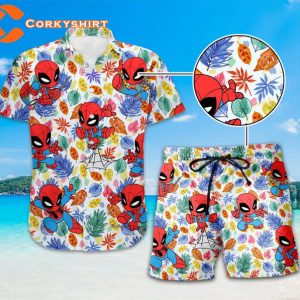 Spider Man Spidey Summer Vacation Hawaiian Shirt