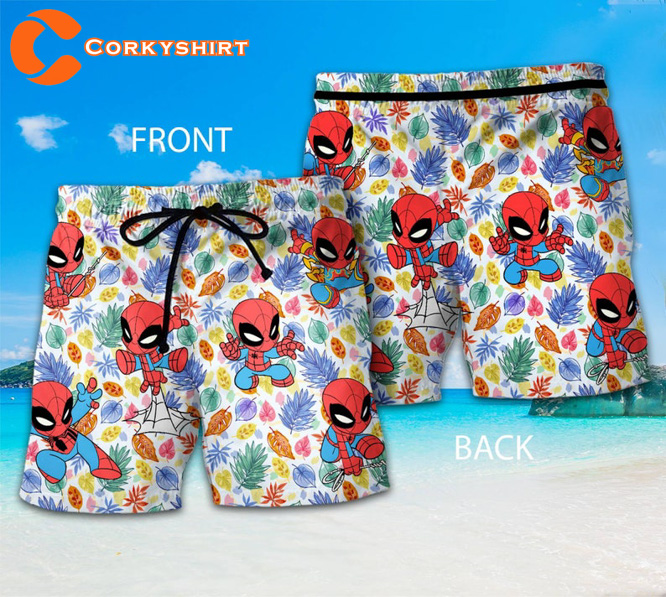 Spider Man Spidey Summer Vacation Hawaiian Shirt