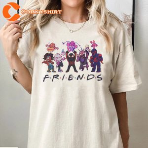 Spiderman Across The Spider-verse Friends Inspired 2023 T-Shirt