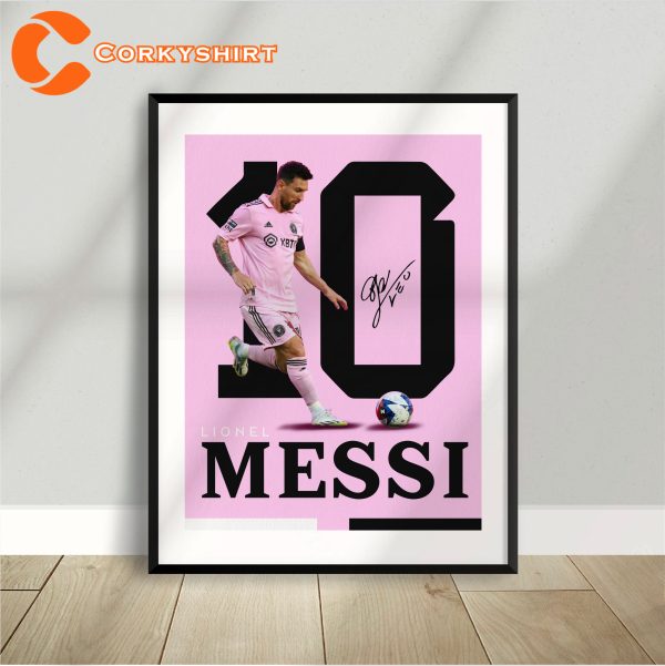 Sport Design Goat Lionel Leo Messi Argentina Club Wall Art Poster