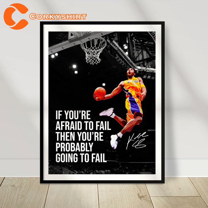 Sport Design Kobe Bryant Black Mamba La Lakers Art Print Wall Art Poster