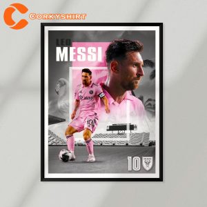 Sport Design Lionel Leo Messi Football Soccer Intermilan Wall Art Poster