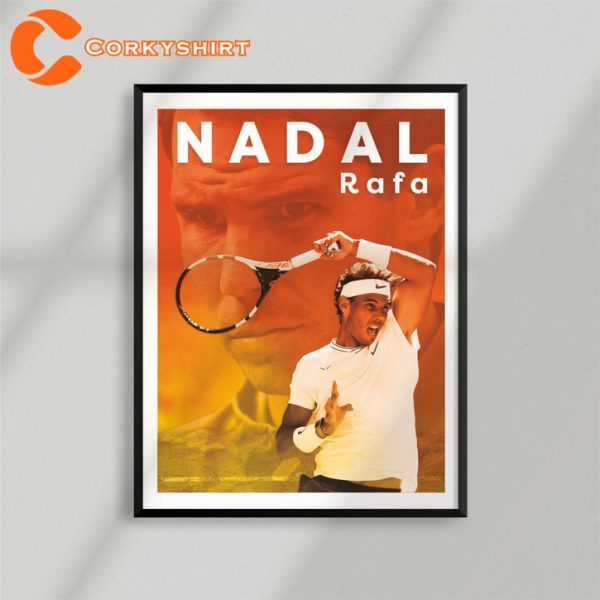 Sport Design Rafael Rafa Nadal El Nino Sport Tennis Art Print Wall Art Poster