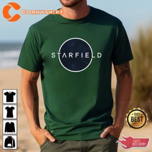 Starfield Logo Next Generation Role Playing Universe Space Vibes Gamer Gifts T-Shirt