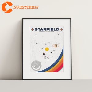 Starfield Perfect Gift For Gamers Bethesda Game Art Poster