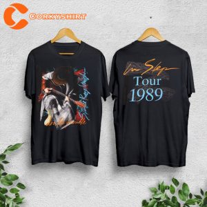 Stevie Ray Vaughan In Step Tour 1989 Stevie Ray Vaughan Support Country Music Concert T-Shirt