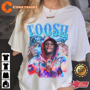 TOOSII Naujour Vintage Rapper Fan gift Trending Hip Hop T-shirt