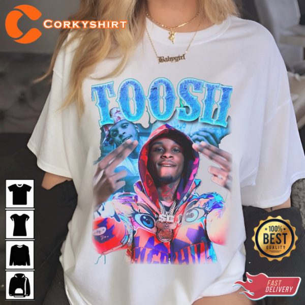 TOOSII Naujour Vintage Rapper Fan gift Trending Hip Hop T-shirt