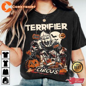 Terrifiers 2 Scary Clown Horror Movie Halloween Costume T-Shirt