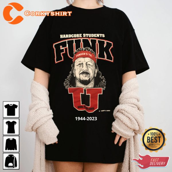 Terry Funk Hardcore Legend Legacy Memorial Shirt