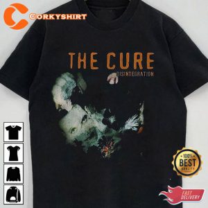 The Cure Disintegration Album Cover Art Inspired T-Shirt