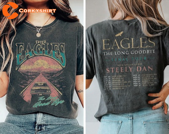 The Eagles Long Goodbye Tour 2023 Shirt Band Fan Concert T Shirt