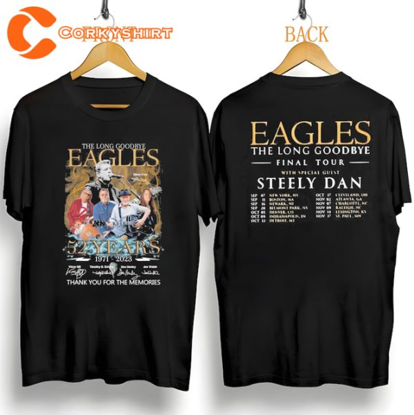The Long Goodbye Final Tour Eagles Band 2023 T-Shirt