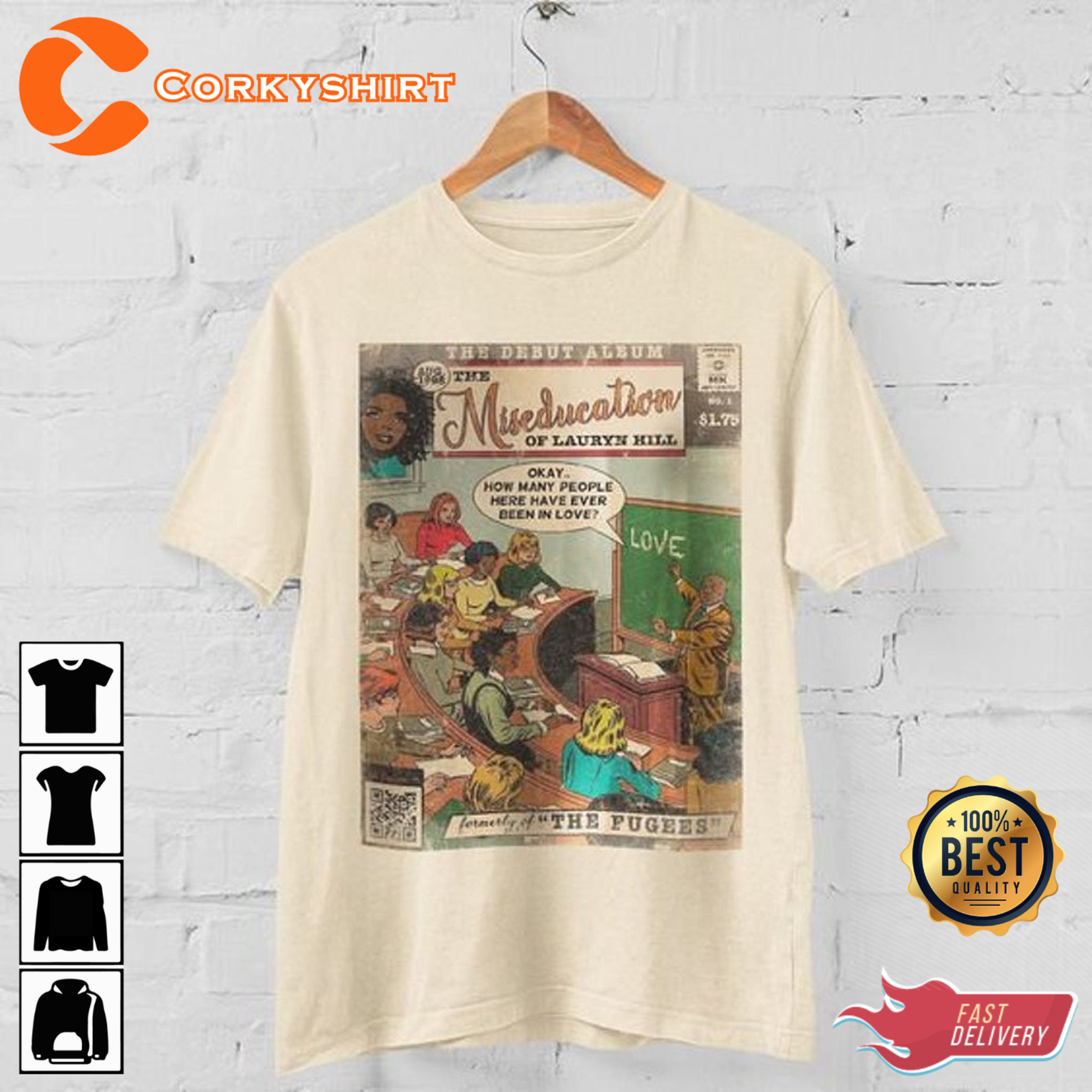 The Miseducation of Lauryn Hill Vintage Hip Hop 90s T-Shirt