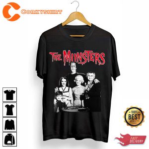 The Munster Freaky Family Spooky Halloween Costume T-Shirt