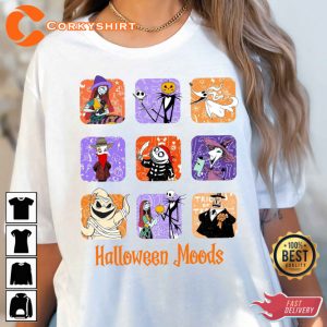 The Nightmare Before Christmas Halloween Moods Disney T-Shirt
