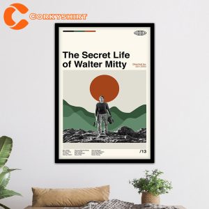 The Secret Life Of Walter Mitty Vintage Style Wall Art Poster