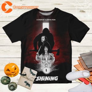 The Shining 1980 Psychological Horror Unisex 3D T-Shirt, The Shining Horror Unisex Gift Men Women Tee