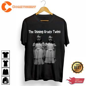 The Shining Grady Twins Come Play With Us Spooky Vibes Unisex T-Shirt