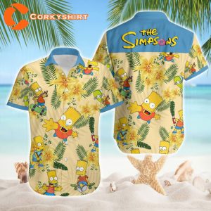 The Simpsons Summer Hawaiian Shirt