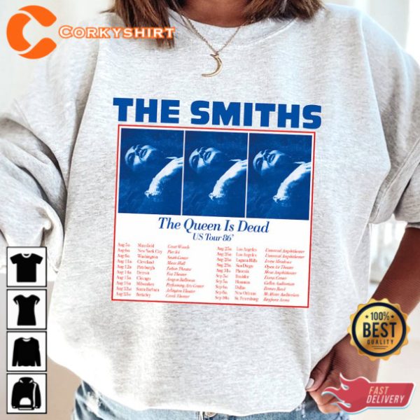 The Smiths Tour Sweatshirt   Music 90s  Aesthetic Gift For Fan