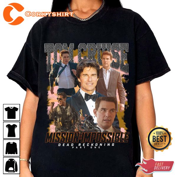 Tom Cruise Movie Mission Impossible Dead Reckoning T-shirt