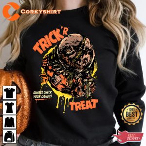 Trick Or Treat Pumpkins Halloween Candy 2023 T-Shirt