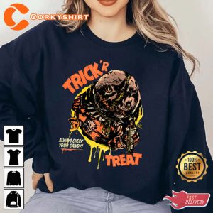 Trick Or Treat Pumpkins Halloween Candy 2023 T-Shirt