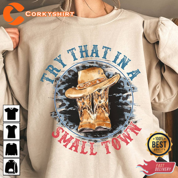 Try That In A Small Town 2024, Jason Aldean Lyrics T-Shirt