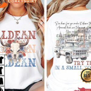 Try that in a Small Town Tee Music 90s, Jason Aldean Country Music Concert Shirt