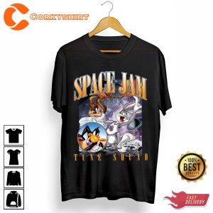 Tune Squad Looney Tunes 1996 Space Jam Vintage Inspired T-Shirt