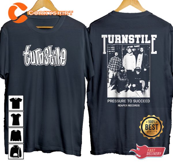 Turnstile Pressure To Proceed Hardcore Punk Melodic Emo Alternative Vibes T-shirt