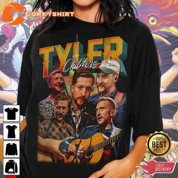 Tyler Childers Music 90S Shirt Graphic Tour 2023