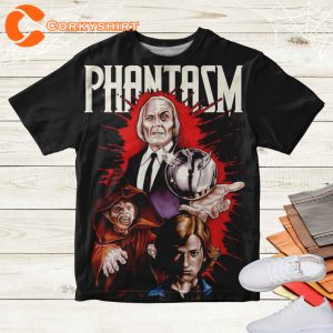 Vintage American Science Fantasy Horror Phantasm Film 3D Tee, Phantasm Shirt Gift For Fan