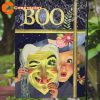 Vintage Halloween Witch Cute Girl Outdoor Home Decor Garden Flag