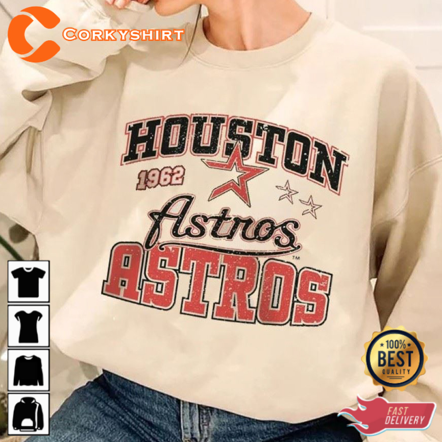 Houston baseball EST 1962 Svg, Vintage Houston Baseball Svg