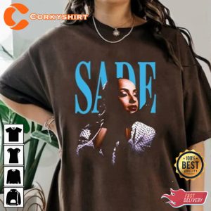 Vintage Inspired Sade Diamond Singer Tour Concert T-Shirt