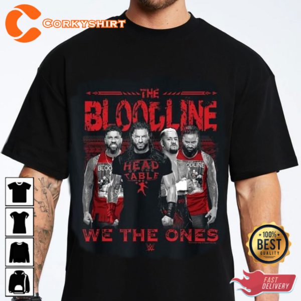 WWE The Bloodline We The Ones Photo Group Shot Poster T-Shirt