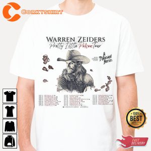 Warren Zeiders Tour Dates Pretty Little Poison Tour 2023 Concert T-Shirt
