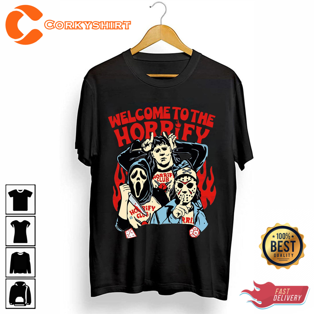 Welcome To The Horrify Eddie Munson Inspired Halloween Party Costume T-Shirt