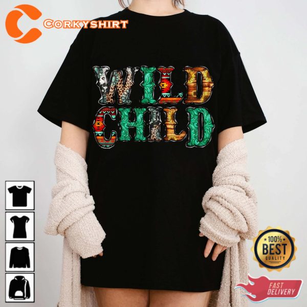 Wild Child Comedy Nick Moore Western Style Inspired T-Shirt