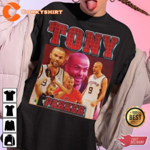 William Anthony Tony Parker Jr ASVEL Basket Club T-Shirt