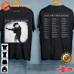 Zac Brown Band 2023 Tour Merch America, Zac Brown Band Gifts For Fan, Official From the Fire Tour Zac Brown T-Shirt