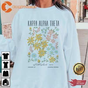 2 Sides Kappa Alpha Theta Leading Women Trendy Sweatshirt