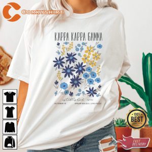 2 Sides Kappa Kappa Gamma Dream Boldly Live Fully Trendy T-Shirt